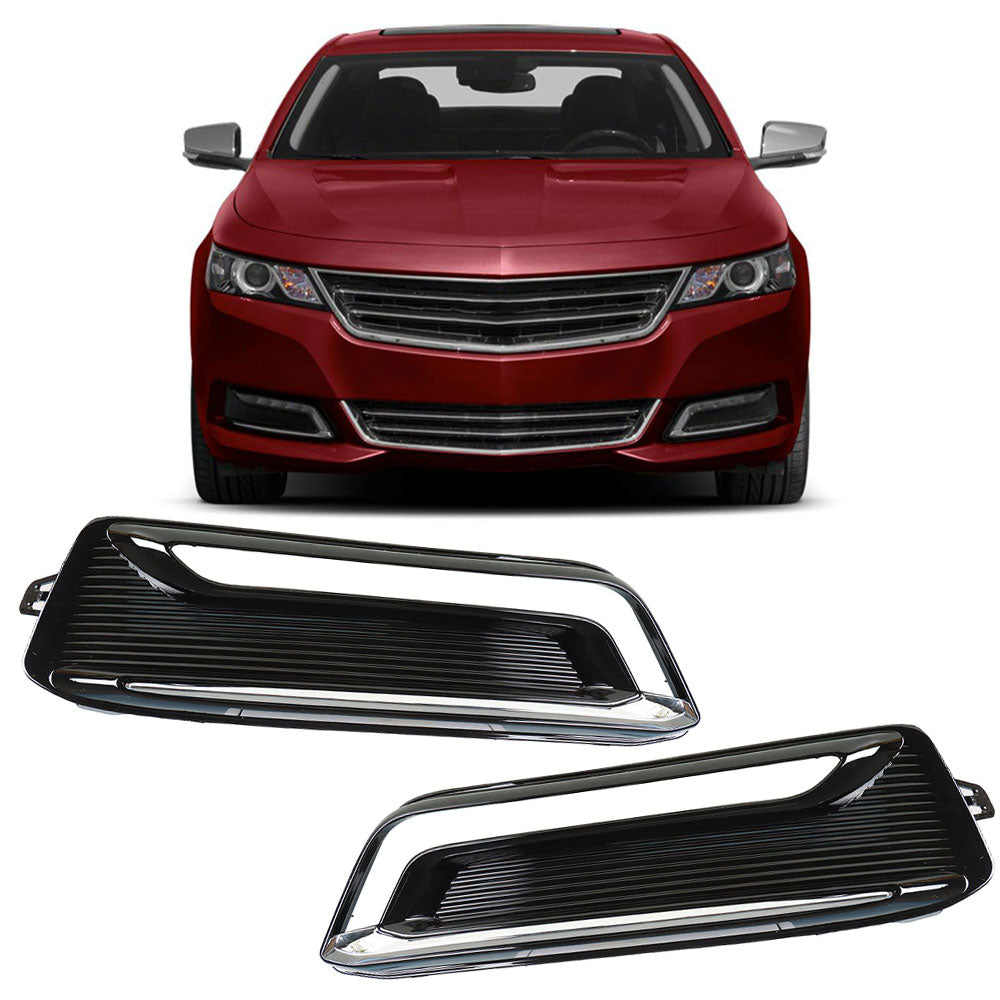 Labwork Fog Light Cover Left and Right Side For 2014-2019 Chevrolet Impala 2.5L 3.6L
