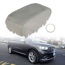 Load image into Gallery viewer, Labwork For 2011-2019 Dodge Durango Leather Gray Center Console Lid Armrest Cover Soft
