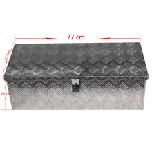 Load image into Gallery viewer, 30&quot;x 13&quot; Truck Pickup Underbody Aluminum Tool Box Trailer Storage Bed w/ Lock Lab Work Auto 