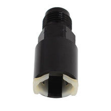 Load image into Gallery viewer, -6AN AN6 Fuel Adapter Fitting to 3/8 Quick Connect LS W/ Clip Female Black GM Lab Work Auto