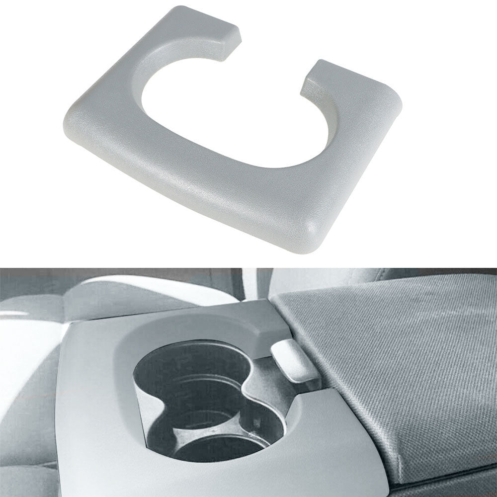 Center Console Cup Holder Pad Replacement Light Grey For Ford F150 2004-2014 Lab Work Auto