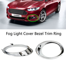 Load image into Gallery viewer, Chrome LH/RH Fog Light Cover Bezel Trim Ring For Ford Fusion Mondeo 2013-2016 Lab Work Auto