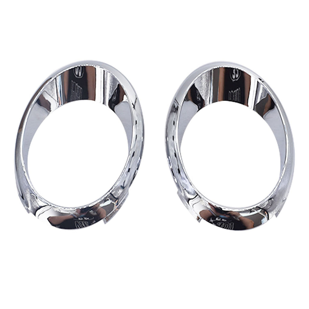 Chrome LH/RH Fog Light Cover Bezel Trim Ring For Ford Fusion Mondeo 2013-2016 Lab Work Auto