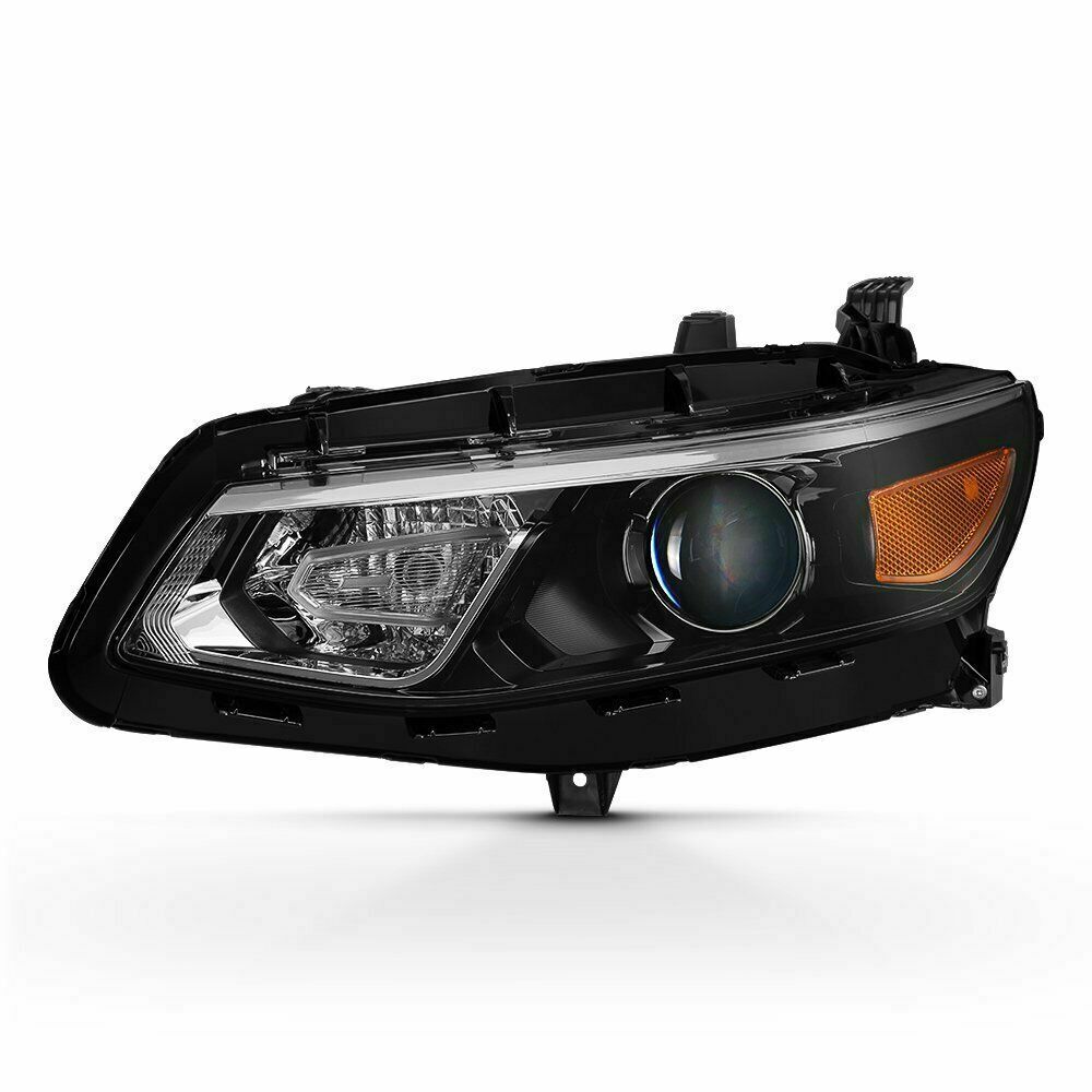 Driver Left Side Headlight for 2016-2018 Chevy Malibu Clear Lens Black Housing, image size:1000x1000
