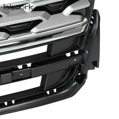 FOR Ford Explorer Limited XLT 2018 2019 Front Upper Grille Grill Silver & Black - Lab Work Auto