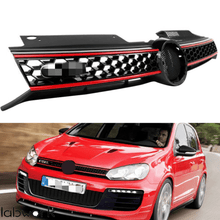 Load image into Gallery viewer, For 10-14 MK6 Golf GTI Jetta Wagen Mesh Grille Conversion Black Red Trim Spot US Lab Work Auto
