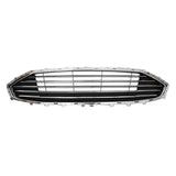 For 2019 2020 Ford Fusion Front Upper Bumper Grille Replacement Chrome Factory