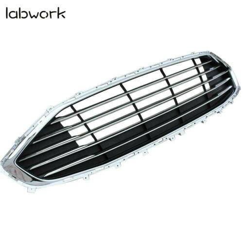 For 2019 2020 Ford Fusion Front Upper Bumper Grille Replacement Chrome Factory Lab Work Auto