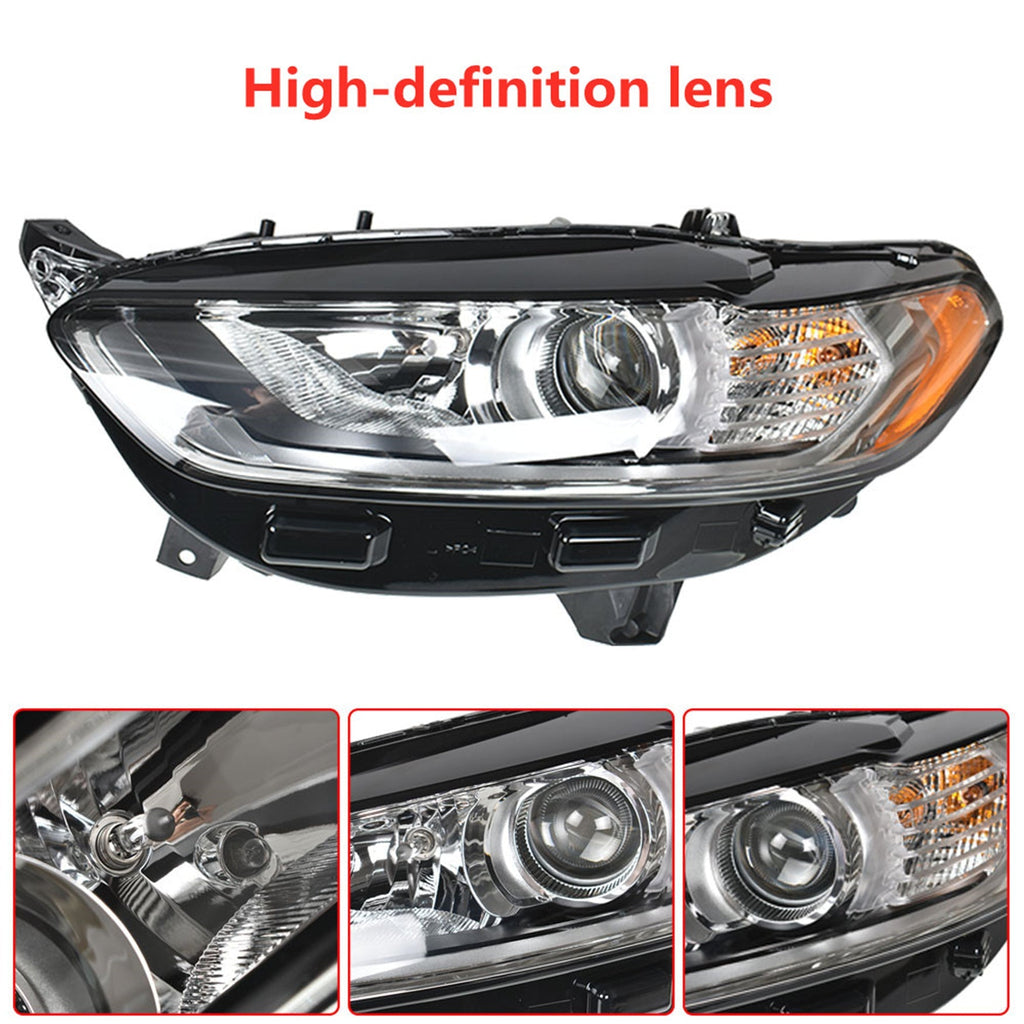 Headlight Light Lamp For Ford Fusion 2013 2014-2016 Driver Left Side Halogen Lab Work Auto