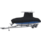 Labwork 420D Heavy Duty Center Console T-Top Boat Cover 16-24ft Storage Waterproof