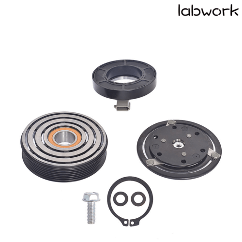 Labwork AC Compressor Clutch Kit Coil Pulley Plate For 02-03 Ford F-150 4.6 5.4l Lab Work Auto