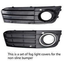 Load image into Gallery viewer, New Pair Front Bumper Fog Light Grille Grill Cover For Audi A4 B8 A4L 2009-2012 Lab Work Auto