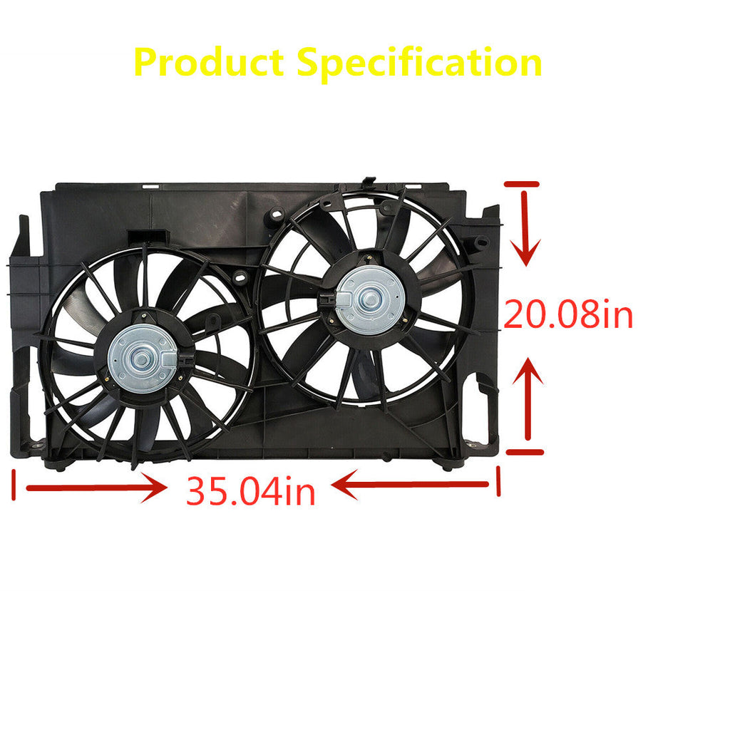 Radiator Cooling Fan Assembly Fit For 2013-2017 Toyota RAV4 TO3115177 Lab Work Auto
