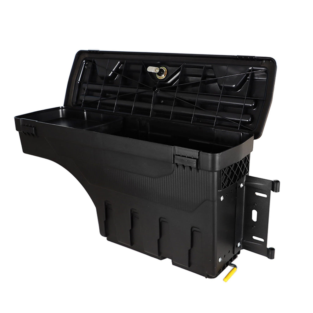 Truck Bed Swing Case Storage Box For 2007-2020 TOYOTA TUNDRA Passenger Side Lab Work Auto