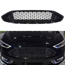 Load image into Gallery viewer, Labwork Front Grill Trim Grille For 2017-2018 Ford Fusion Honeycomb Gloss Black