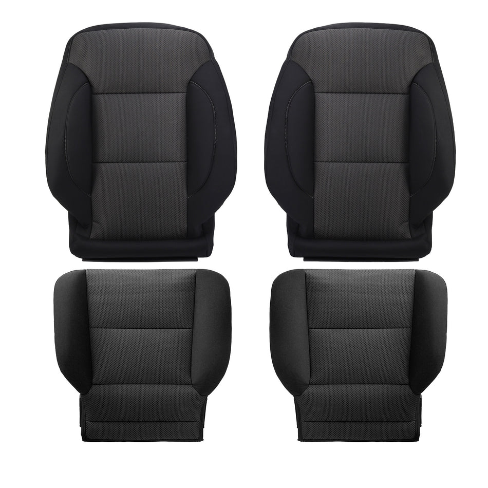 4Pcs Cloth Seat Cover Replacement for Silverado 2014-2019