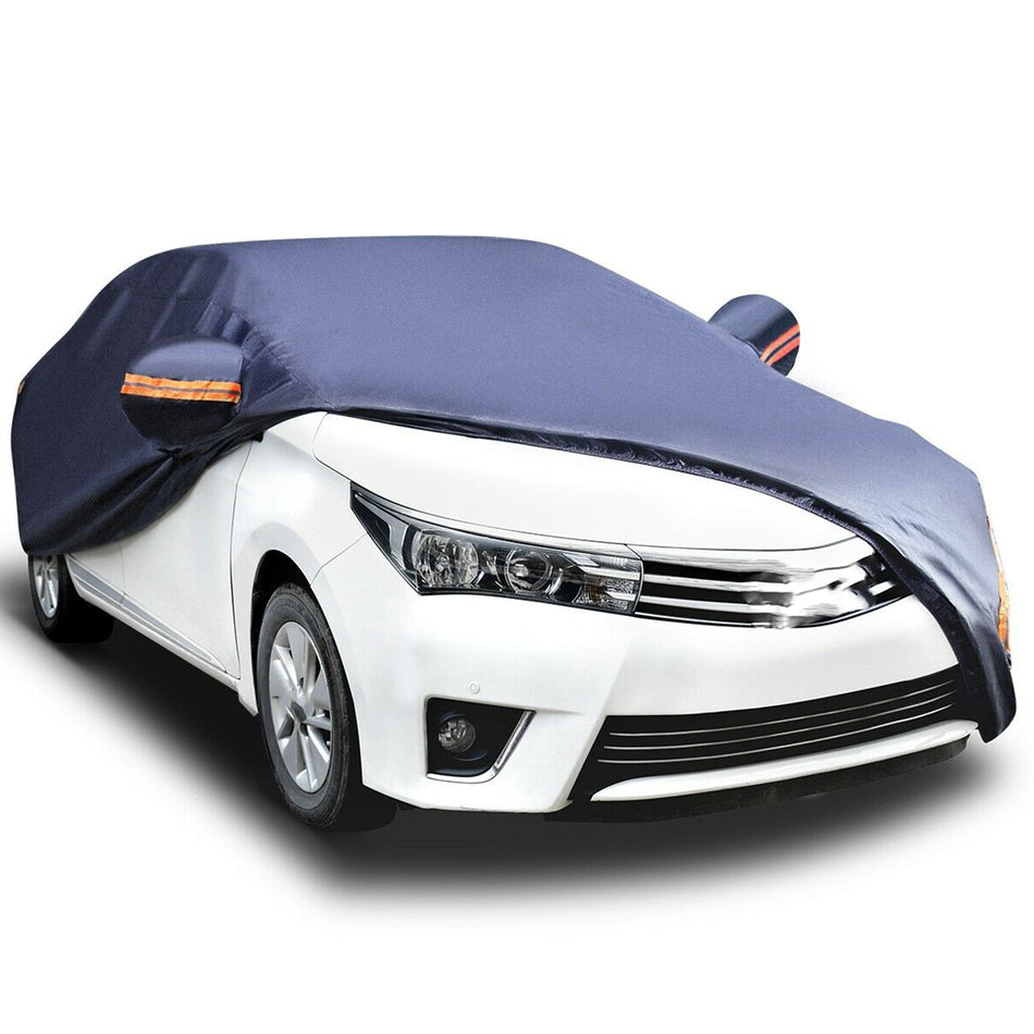 Labwork Car Cover Sun UV Dust Snow Rain Resist Waterproof Protection W/Lock