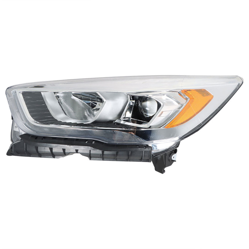 labwork Headlight Assembly Replacement for 2017-2019 Ford Escape with LED DRL Chrome Halogen Left Driver FO2502351