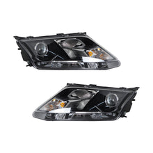 Load image into Gallery viewer, Labwork Driver&amp;Passenger Headlight Fit For 2010-2012 Ford Fusion Black Halogen