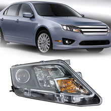 Load image into Gallery viewer, labwork Headlight Assembly Replacement for 2010-2012 Ford Fusion Halogen Clear Len Black Interior Right Passenger FO2503273