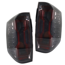 Load image into Gallery viewer, labwork Left &amp; Right Side Full LED Tail Lights Assembly Replacement for 2014-2020 Toyota Tundra Smoked Lens Rear Brake Lamps 815600C100 815500C100