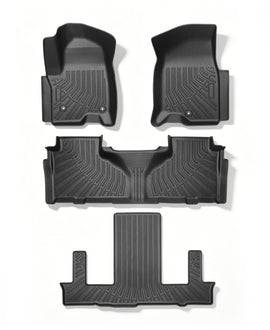 3 Rows TPE All-Weather Floor Mats for 2021-2026 Chevy Tahoe Yukon