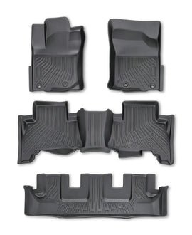 TPE Floor Mats Liner For 2013-2024 Toyota 4Runner 7-Seat All-Weather Waterproof