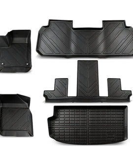 Full Set TPE Floor Mats Cargo Liner for 2018-2024 Chevy Traverse Limited
