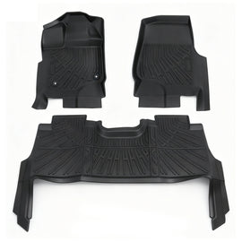 3PCS TPE All-Weather Floor Mats for 2015-2025 Ford F-150 SuperCrew