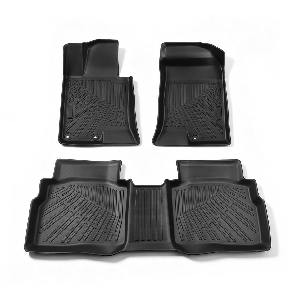 3PCS Floor Mats Black TPE Replacement for Sonata 2011-2015