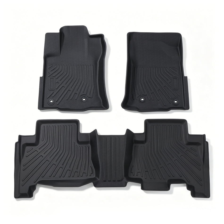 labwork 3PCS Floor Mats Black TPE Replacement for 4Runner 2014-2023 Replacement for GX460 2014-2023