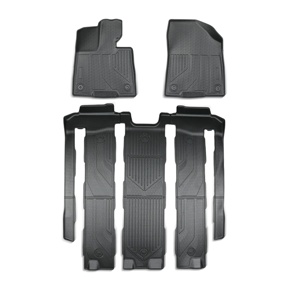 Floor Mats Fit Toyota Sienna 2021-2024 (Only for 7 Seat) TPE All Weather