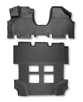 2PCS TPE All-Weather Front Floor Mats for 2011-2017 Honda Odyssey