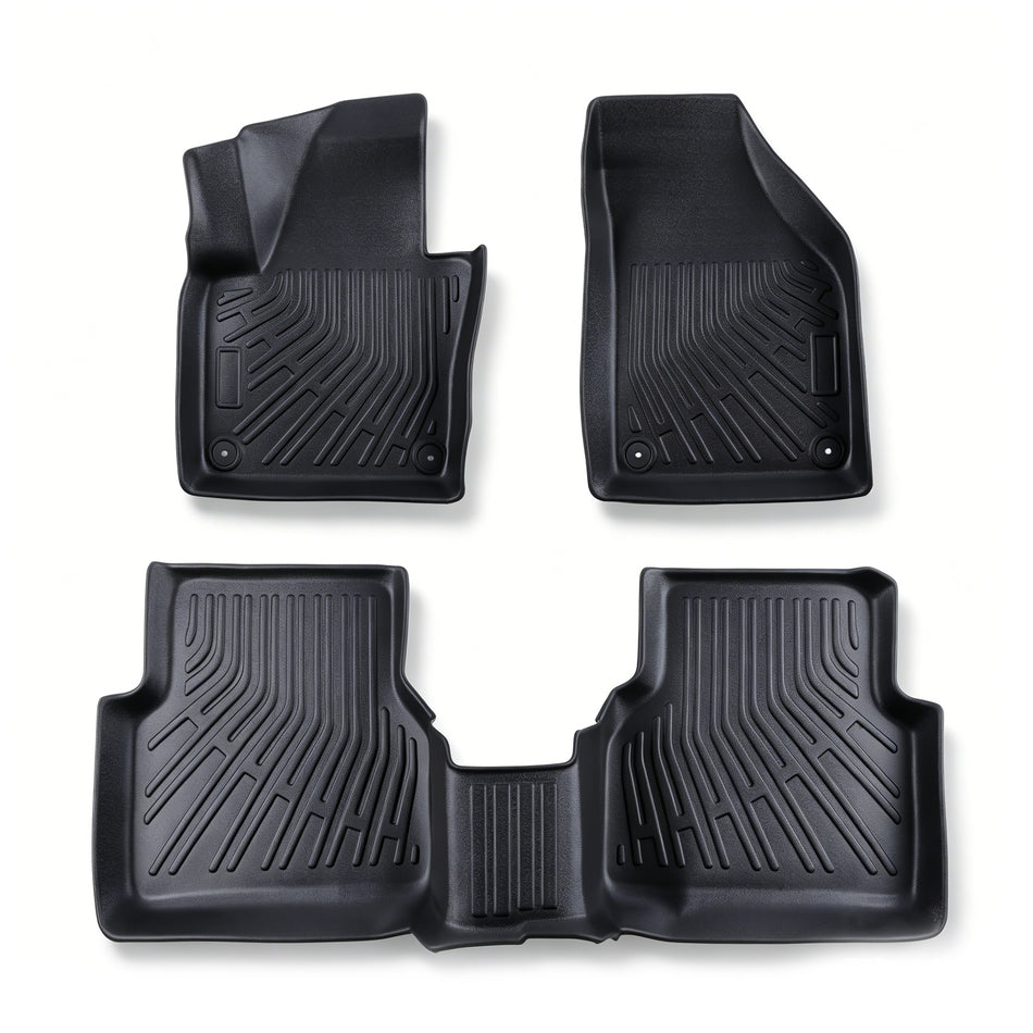 4PCS Floor Mats Black TPE Replacement for Ti-guan 2009-2018