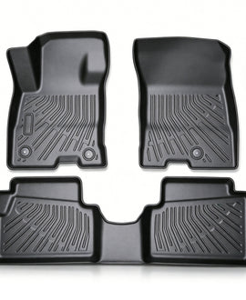 labwork 3-Piece 3D TPE All-Weather Floor Mats for 2022-2025 Ford Maverick Hybrid Front & Rear Set