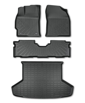 3D TPE Floor Mats & Trunk Cargo Liners All Weather Fits 2012-2017 Toyota Prius V