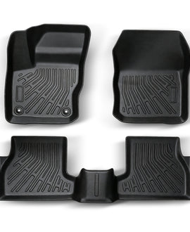 3-Piece All-Weather TPE Floor Mats Set for 2012-2018 Ford Focus(Fits Sedan & Hatchback)