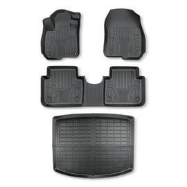 4PCS TPE All-Weather Floor Mats Cargo Liner for 2017-2022 Honda CR-V