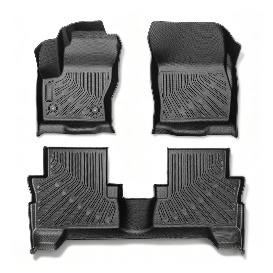 labwork Custom Fit TPE All-Weather Floor Mats for 2013-2019 Ford Escape C-Max
