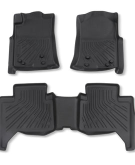 3PCS TPE All-Weather Floor Mats for 2005-2015 Toyota Tacoma