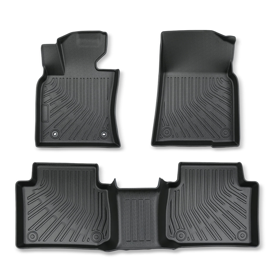 3PCS TPE All-Weather Floor Mats for 2018-2024 Toyota Camry SE LE XLE