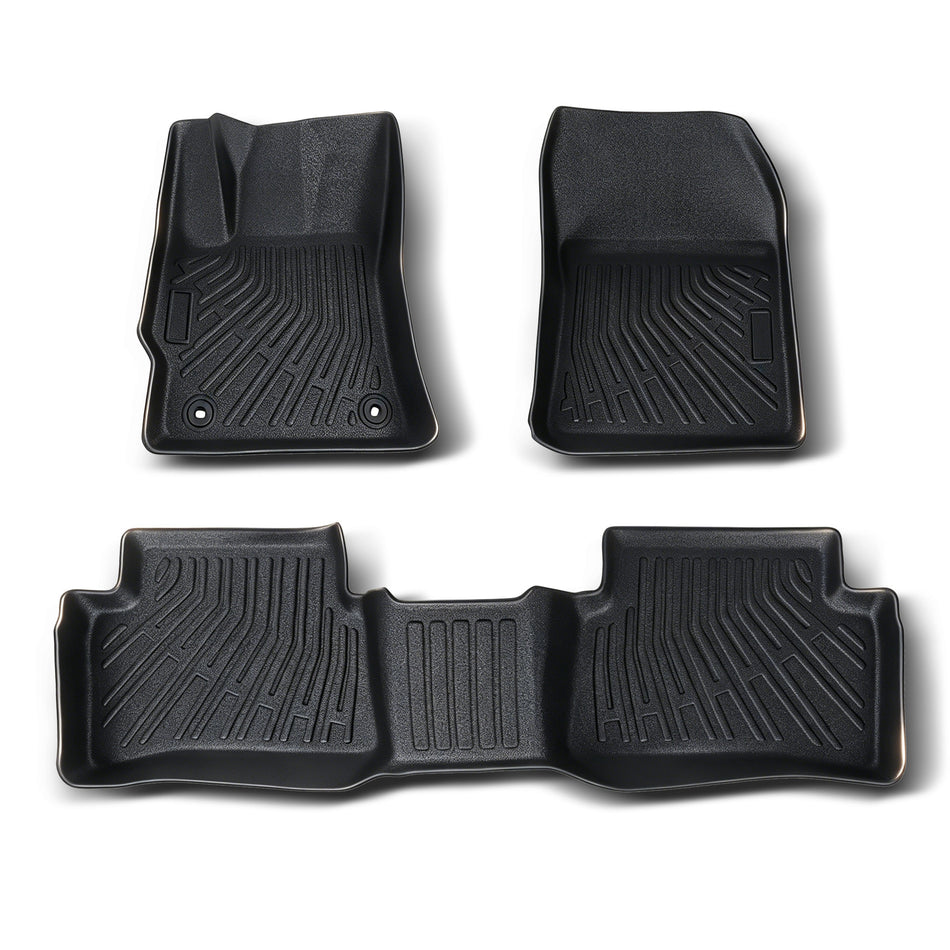 Fits 2019-2026 Toyota Corolla Hatchback TPE 3D Front & 2nd Row Floor Mats Liner