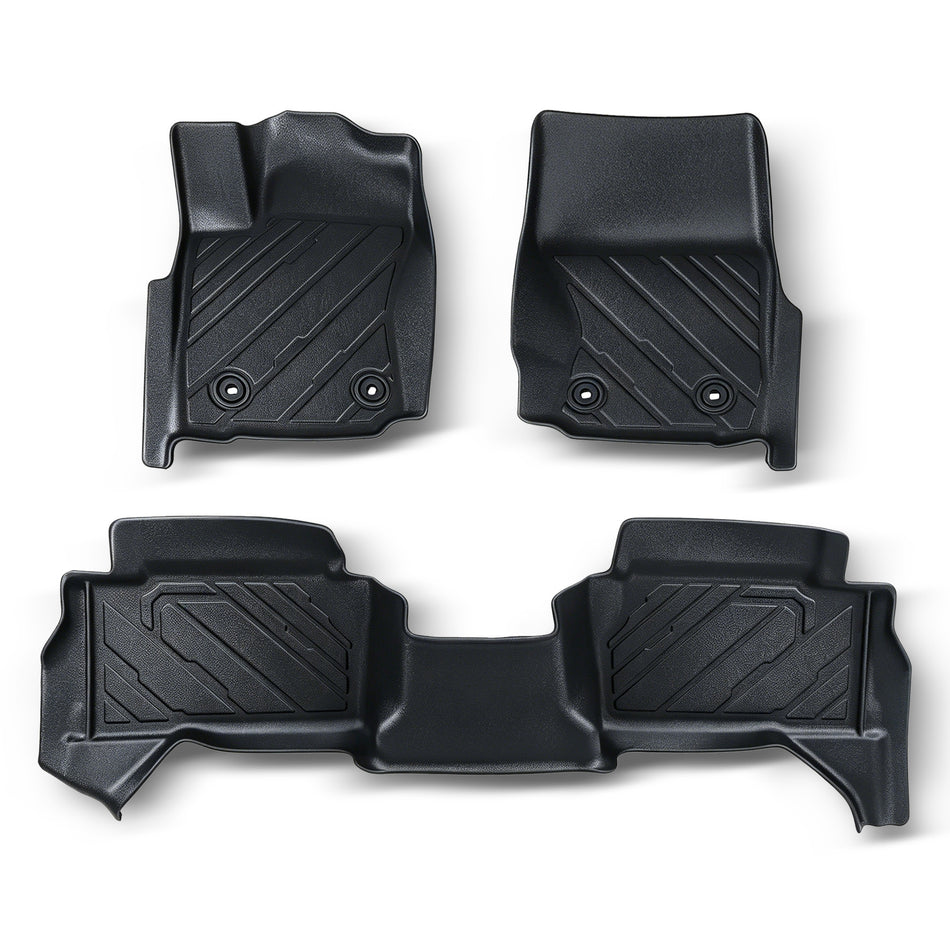 All Weather Non Hybrid Floor Mats Liner for 2024-2026 Toyota Tacoma Double Cab