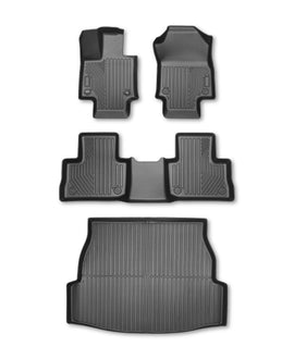 For 2019-2025 Toyota RAV4 TPE 1st & 2nd Row Floor Mats & Rear Trunk Cargo Liner