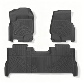 Fit For 2017-2024 Ford F-250/350/450/550 Super Duty Crew Cab TPE Floor Mats Liners