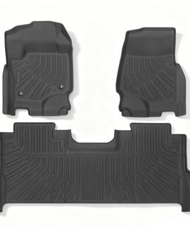 Fit For 2017-2024 Ford F-250/350/450/550 Super Duty Crew Cab TPE Floor Mats Liners