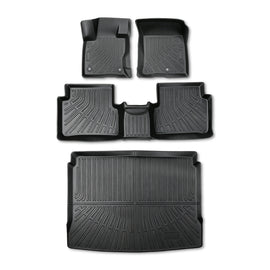 4Pcs Car Floor Mats and Cargo Liner Front and Rear TPE Black Replacement for Bronco Sport 2021-2025