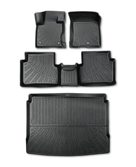 4Pcs Car Floor Mats and Cargo Liner Front and Rear TPE Black Replacement for Bronco Sport 2021-2025