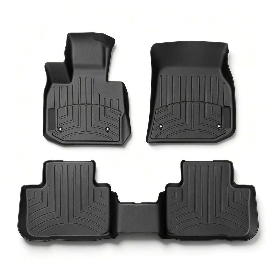 labwork 3PCS Floor Mats Black TPE Replacement for X3 2018-2024 Replacement for X4 2019-2024