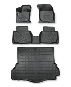 3D Custom Fit TPE Floor Liners Set for 2017-2020 Ford Fusion & Lincoln MKZ - All-Weather Interior Protection (Excludes 2013-2016)